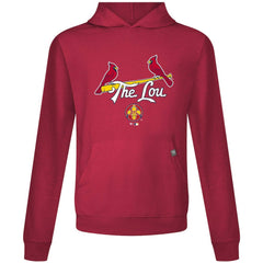 St. Louis Cardinals Levelwear City Connect Relay Back Splash Pullover Hoodie Red