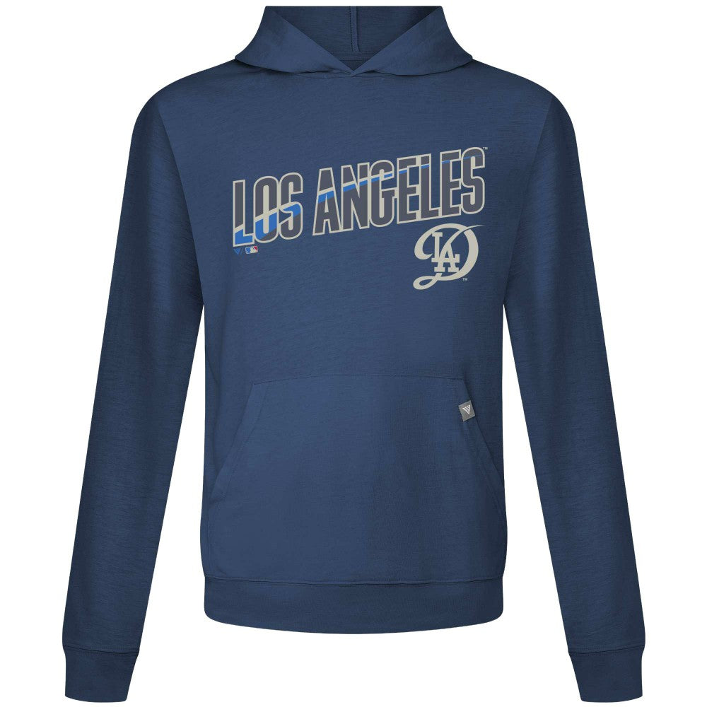 Los Angeles Dodgers Levelwear City Connect Relay Back Splash Pullover Hoodie Navy