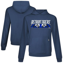 Detroit Tigers Levelwear City Connect Relay Back Splash Pullover Hoodie Navy