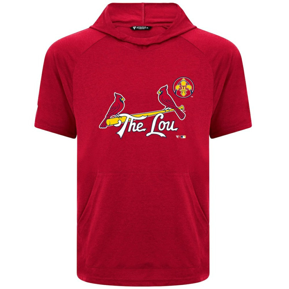 St. Louis Cardinals Levelwear City Connect Phase Core Logo Pullover Hoodie T-Shirt Red