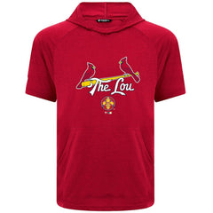 St. Louis Cardinals Levelwear City Connect Phase Back Plash Hoodie T-Shirt Red