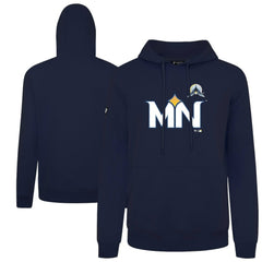 Minnesota Twins Levelwear City Connect Podium Core Logo Pullover Hoodie Navy