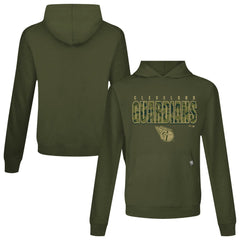 Cleveland Guardians Levelwear Relay Protect Pullover Hoodie Green