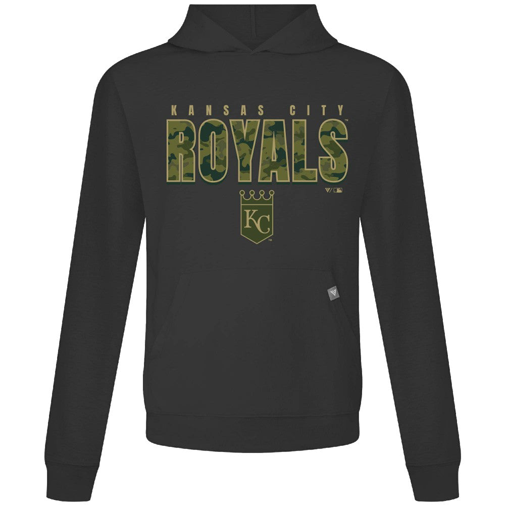 Kansas City Royals Levelwear Relay Protect Pullover Hoodie Black