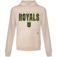 Kansas City Royals Levelwear Relay Protect Pullover Hoodie Khaki