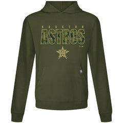 Houston Astros Levelwear Relay Protect Pullover Hoodie Green