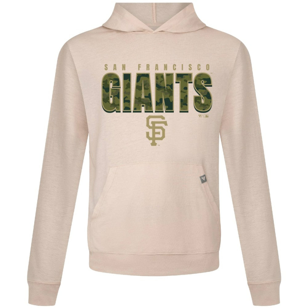 San Francisco Giants Levelwear Relay Protect Pullover Hoodie Khaki