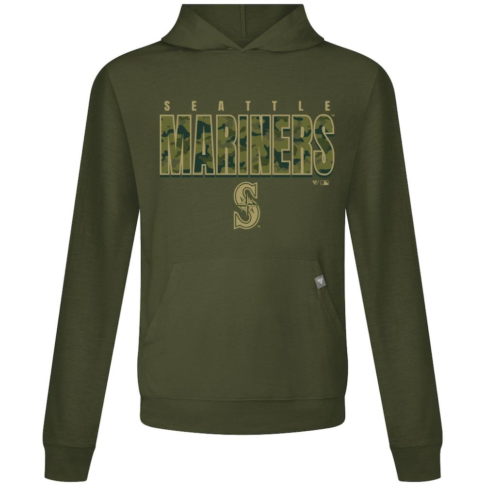 Seattle Mariners Levelwear Relay Protect Pullover Hoodie Green