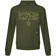Milwaukee Brewers Levelwear Relay Protect Pullover Hoodie Green