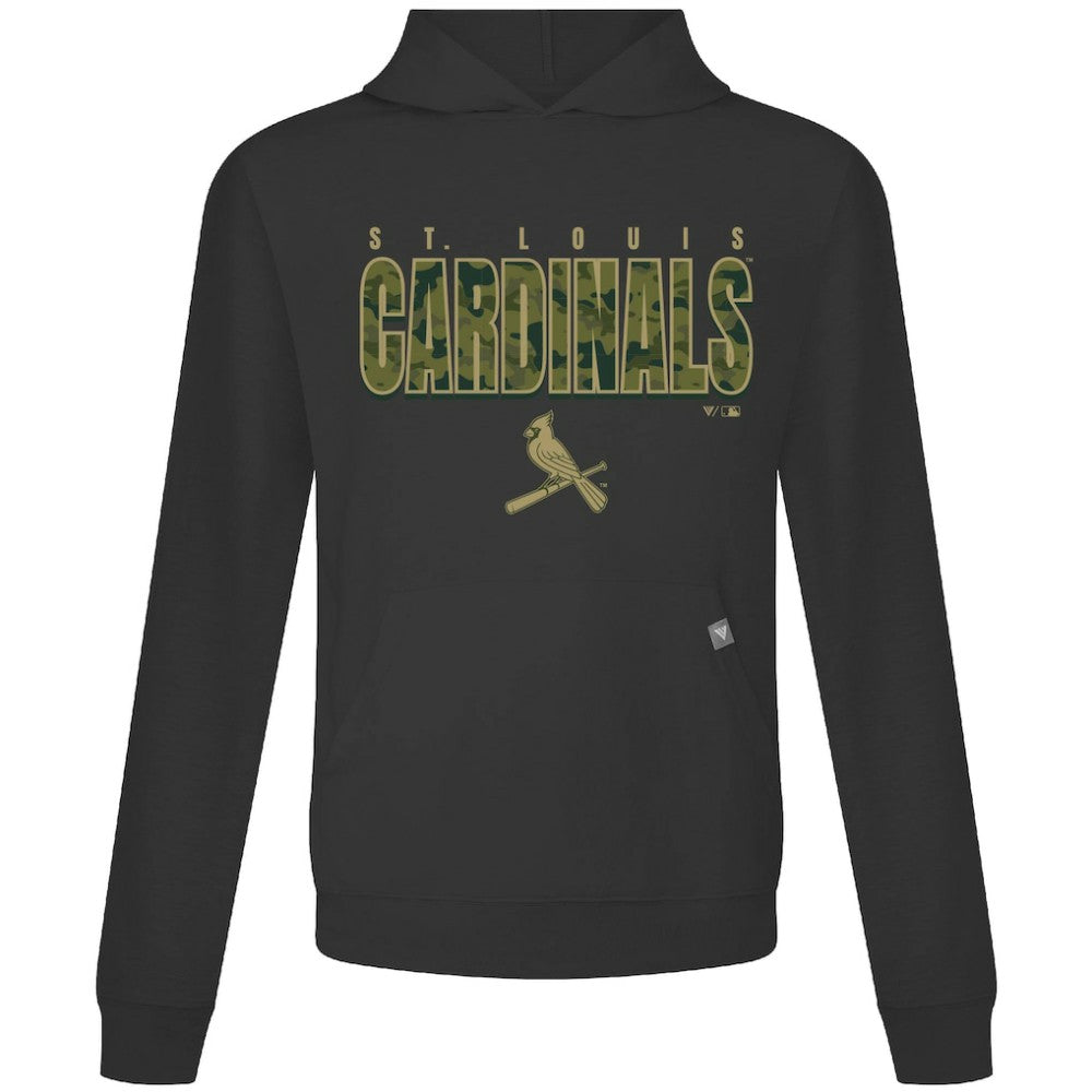 St. Louis Cardinals Levelwear Relay Protect Pullover Hoodie Black