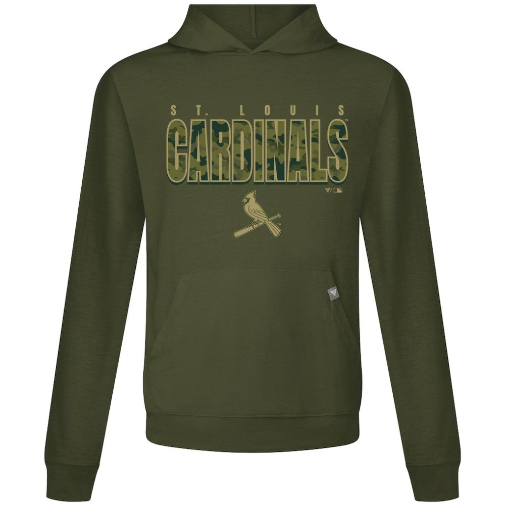 St. Louis Cardinals Levelwear Relay Protect Pullover Hoodie Green