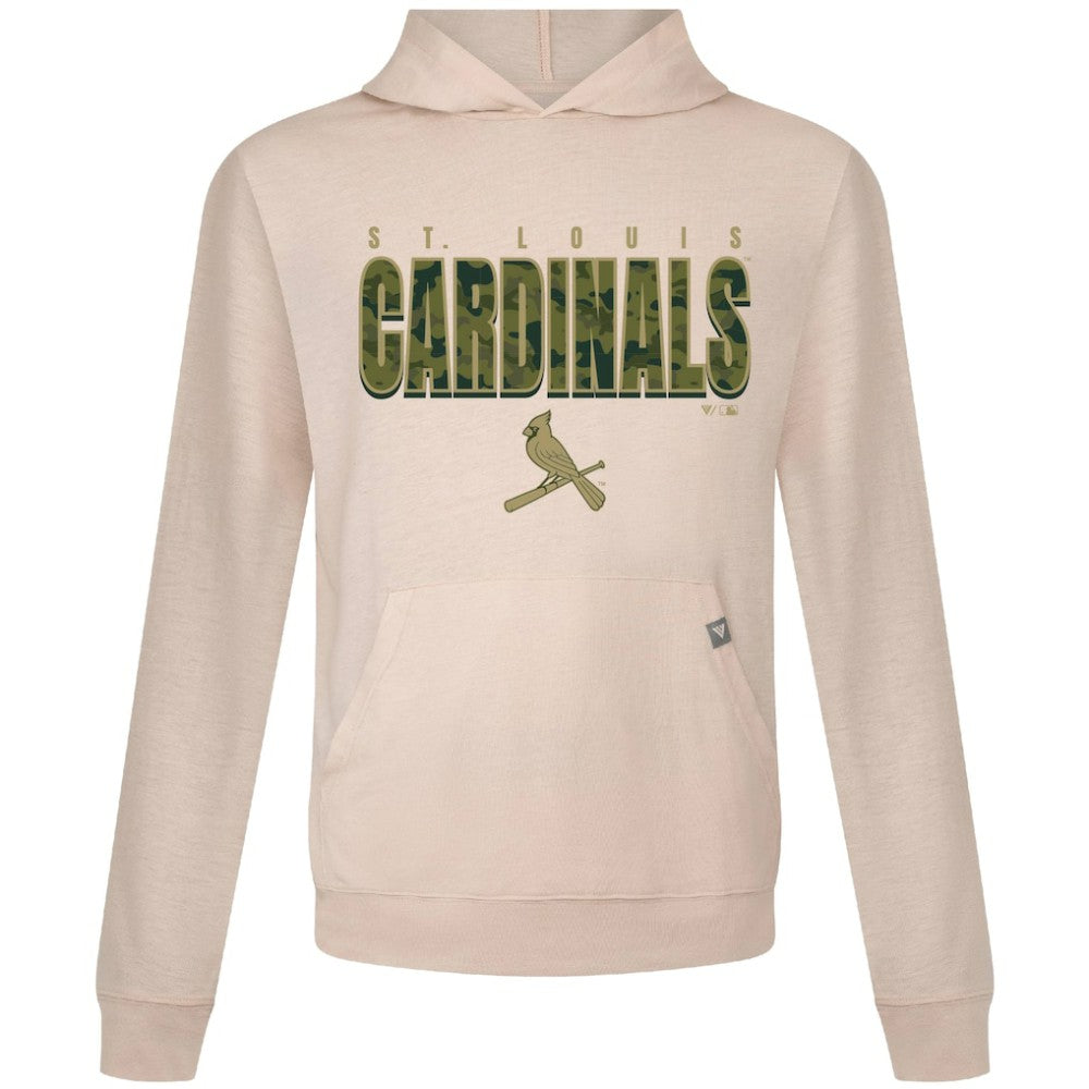 St. Louis Cardinals Levelwear Relay Protect Pullover Hoodie Khaki
