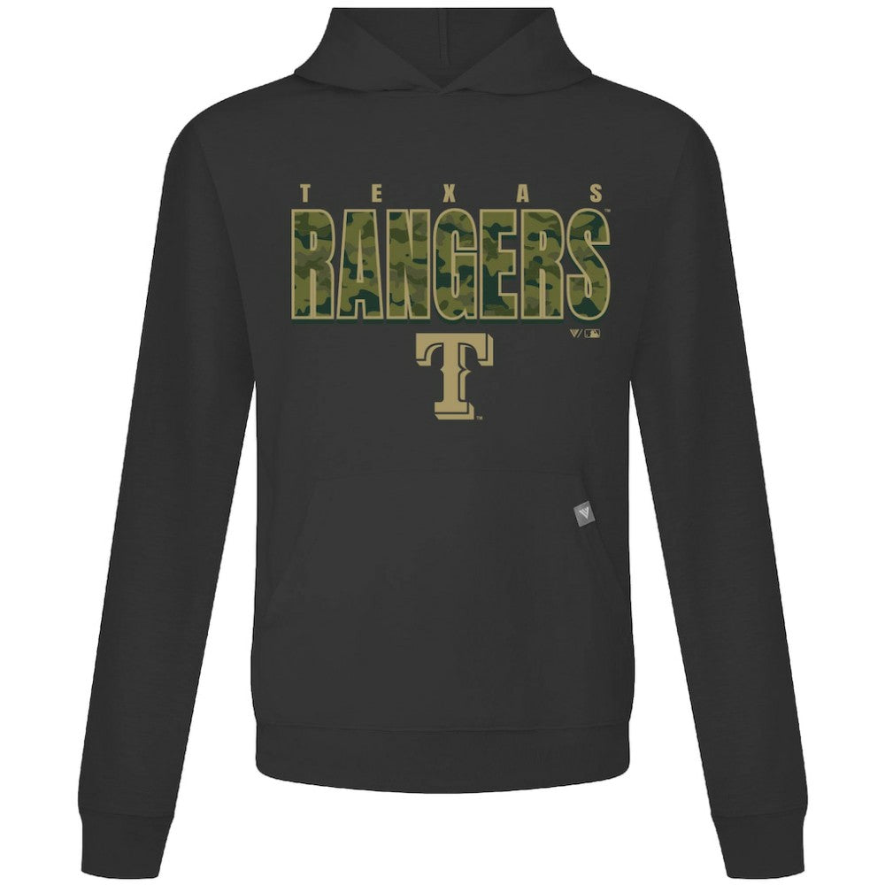 Texas Rangers Levelwear Relay Protect Pullover Hoodie Black