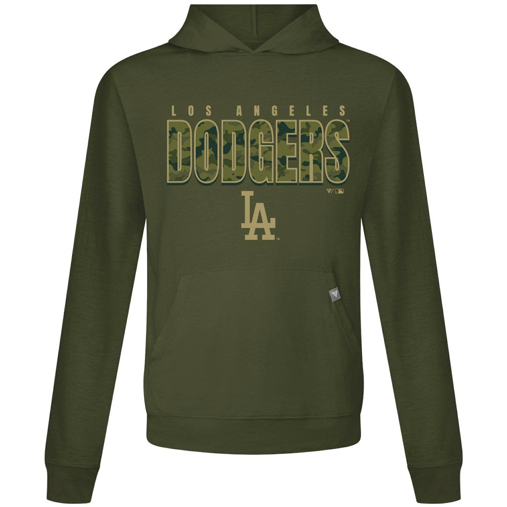 Los Angeles Dodgers Levelwear Relay Protect Pullover Hoodie Green