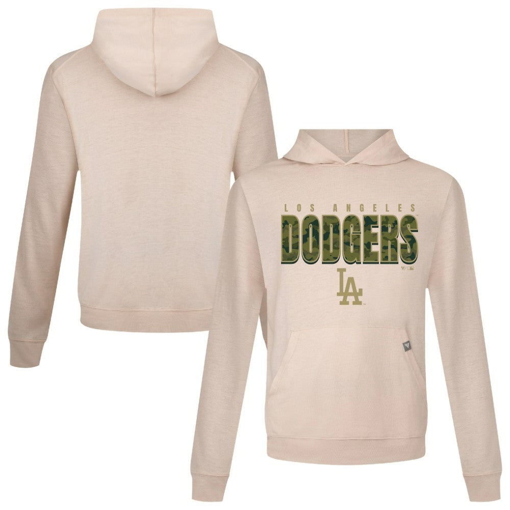 Los Angeles Dodgers Levelwear Relay Protect Pullover Hoodie Khaki