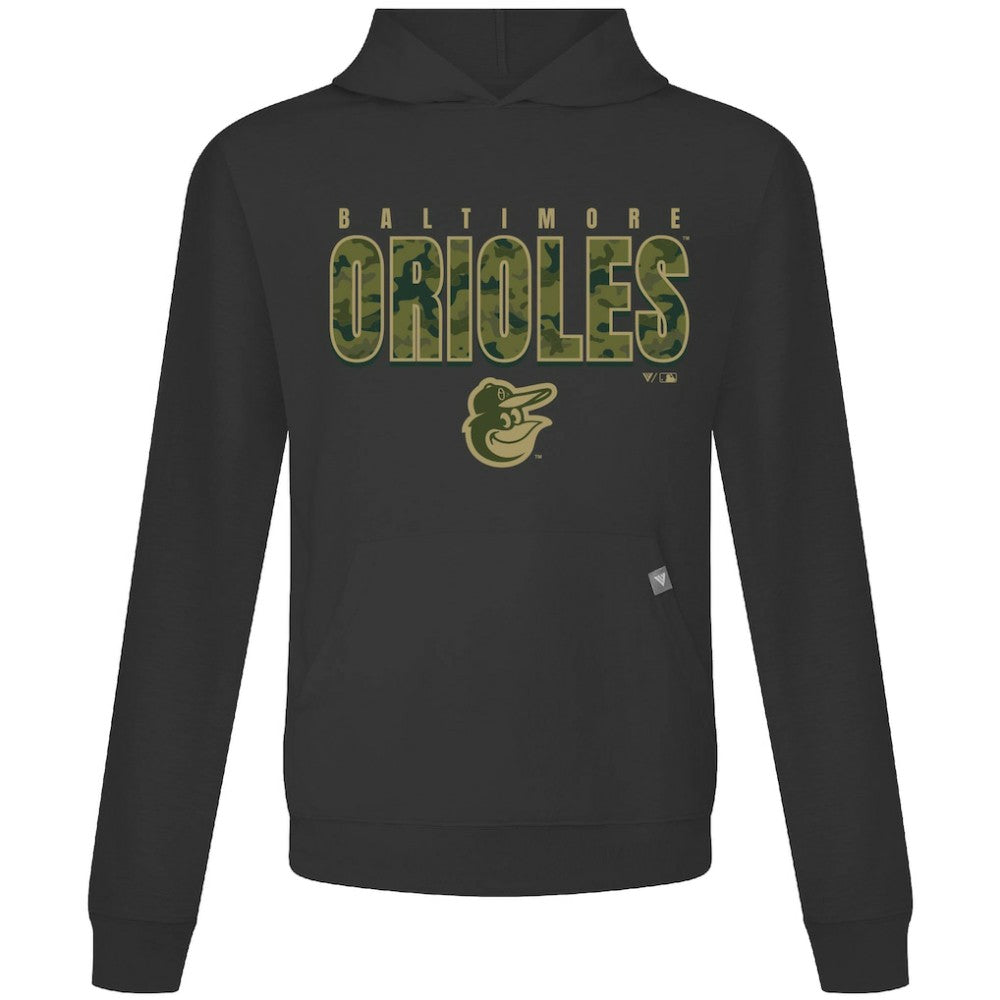 Baltimore Orioles Levelwear Relay Protect Pullover Hoodie Black