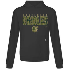 Baltimore Orioles Levelwear Relay Protect Pullover Hoodie Black