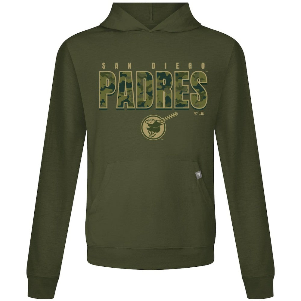 San Diego Padres Levelwear Relay Protect Pullover Hoodie Green