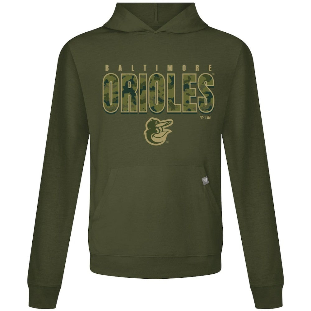 Baltimore Orioles Levelwear Relay Protect Pullover Hoodie Green