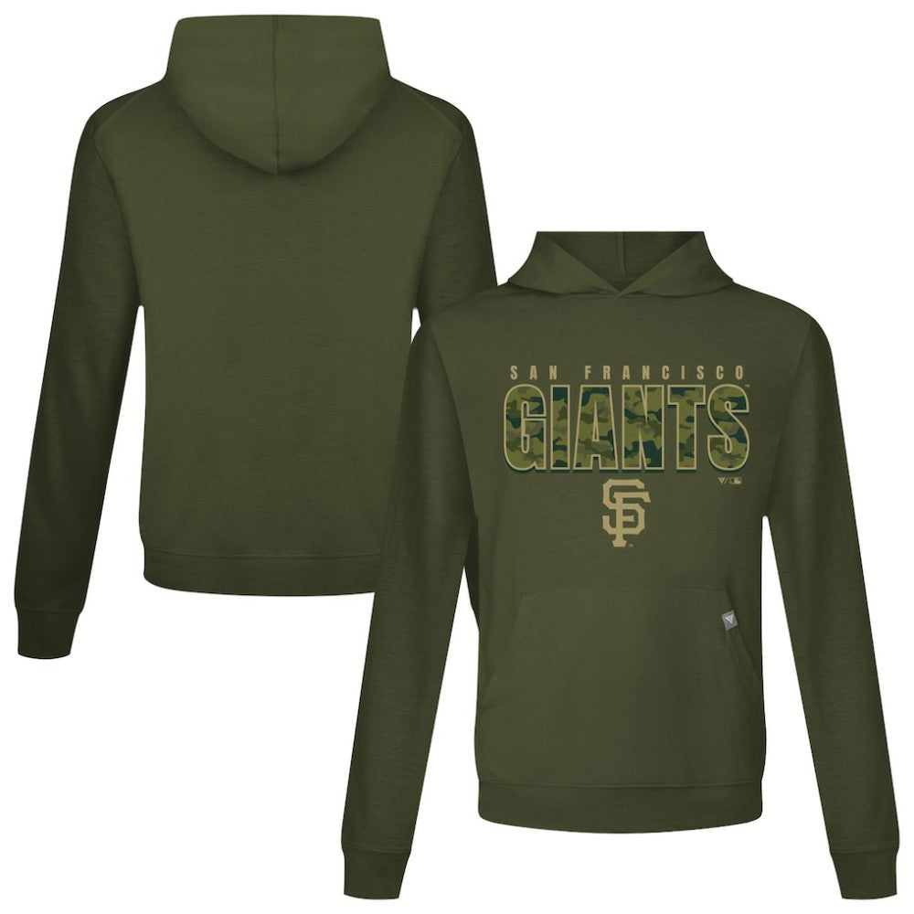 San Francisco Giants Levelwear Relay Protect Pullover Hoodie Green