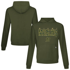 Miami Marlins Levelwear Relay Protect Pullover Hoodie Green
