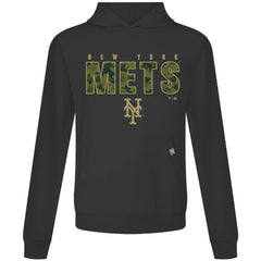 New York Mets Levelwear Relay Protect Pullover Hoodie Black