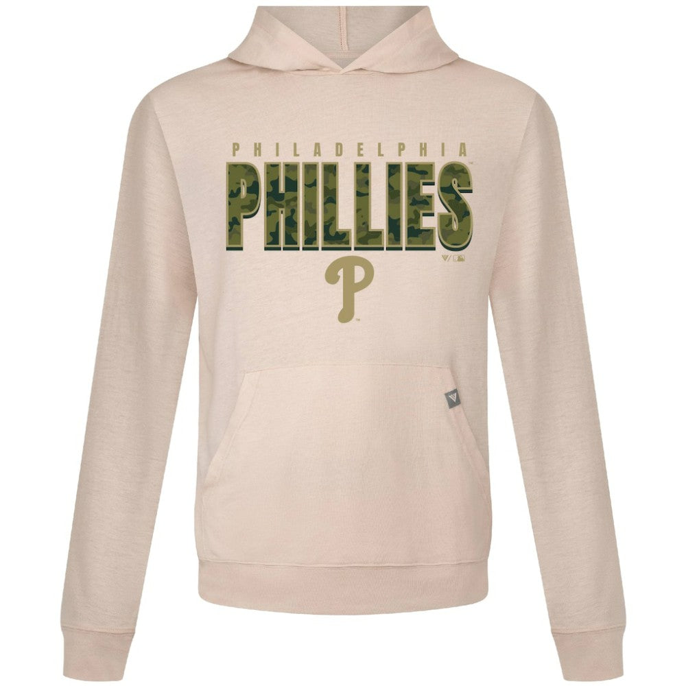 Philadelphia Phillies Levelwear Relay Protect Pullover Hoodie Khaki