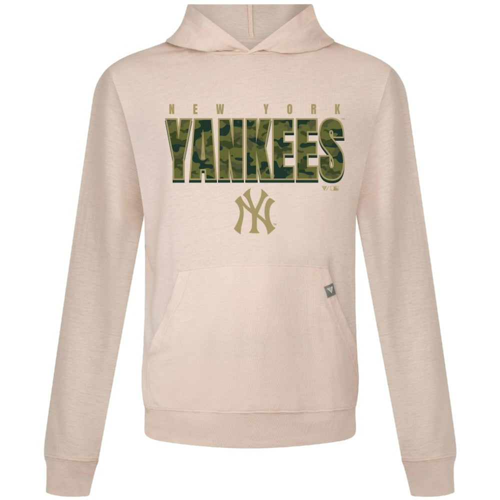 New York Yankees Levelwear Relay Protect Pullover Hoodie Khaki