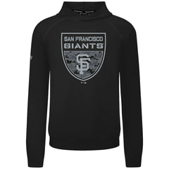 San Francisco Giants Levelwear Mandate Buckler Tri-Blend Pullover Hoodie Black