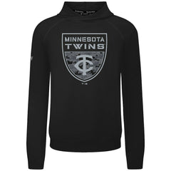 Minnesota Twins Levelwear Mandate Buckler Tri-Blend Pullover Hoodie Black