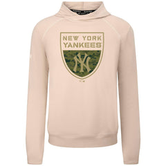 New York Yankees Levelwear Mandate Buckler Tri-Blend Pullover Hoodie Khaki