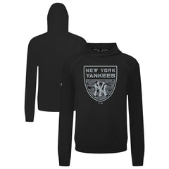 New York Yankees Levelwear Mandate Buckler Tri-Blend Pullover Hoodie Black