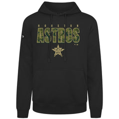 Houston Astros Levelwear Podium Protect Pullover Hoodie Black