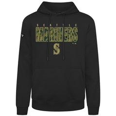 Seattle Mariners Levelwear Podium Protect Pullover Hoodie Black