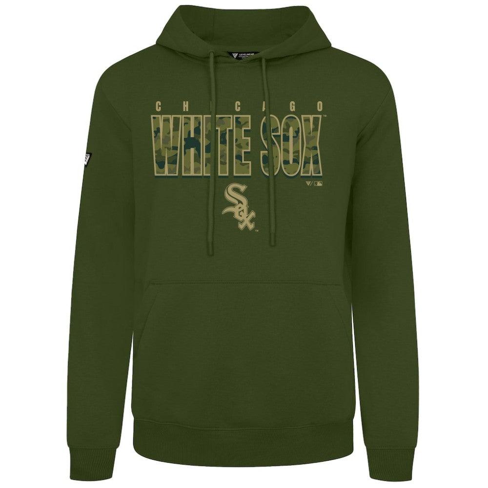Chicago White Sox Levelwear Podium Protect Pullover Hoodie Green