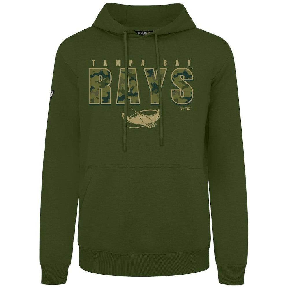 Tampa Bay Rays Levelwear Podium Protect Pullover Hoodie Green