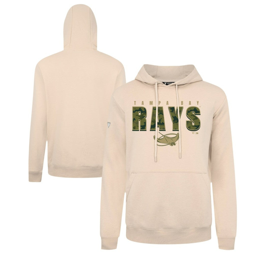 Tampa Bay Rays Levelwear Podium Protect Pullover Hoodie Khaki