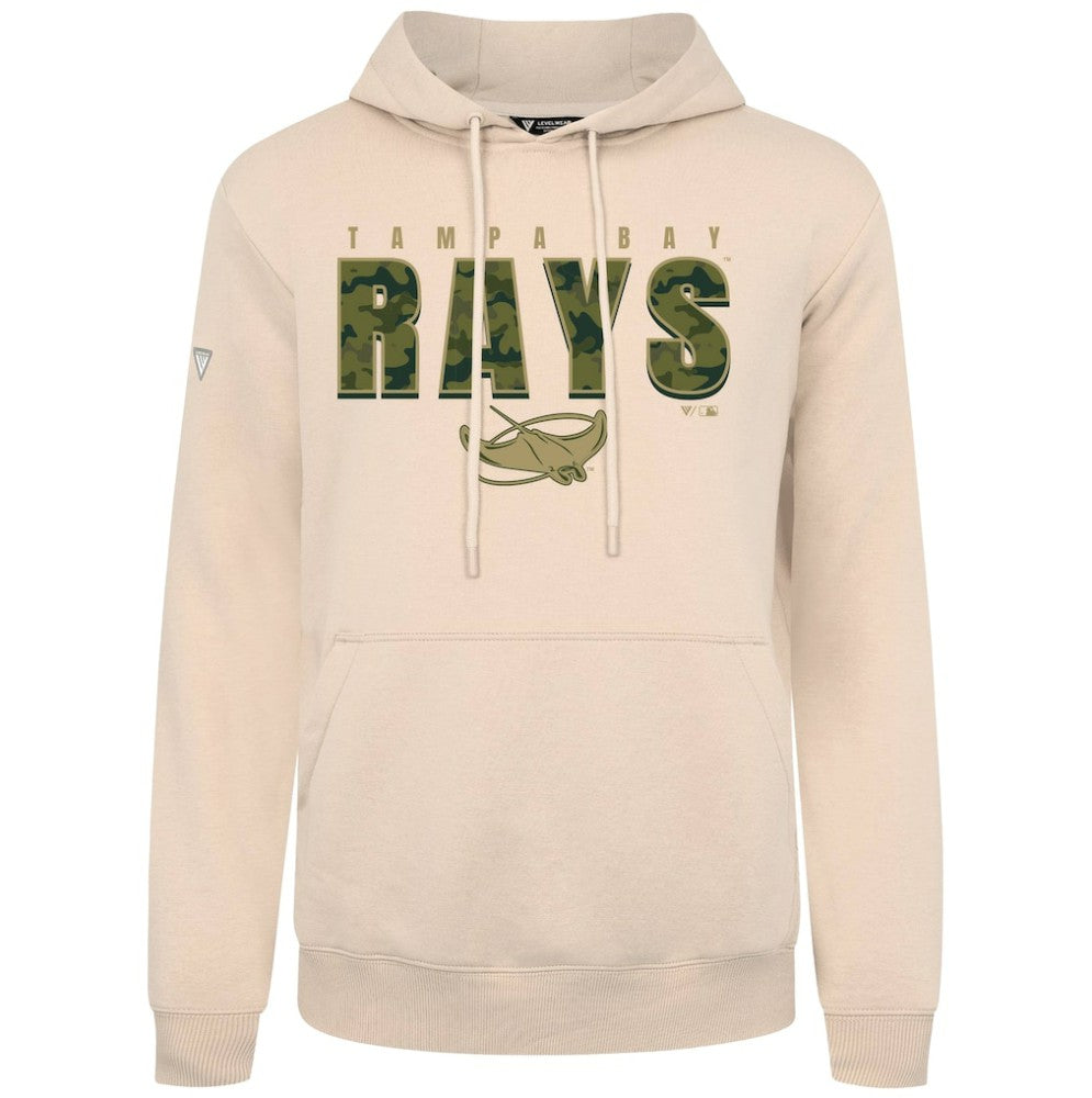 Tampa Bay Rays Levelwear Podium Protect Pullover Hoodie Khaki