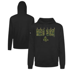 Boston Red Sox Levelwear Podium Protect Pullover Hoodie Black