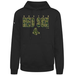 Boston Red Sox Levelwear Podium Protect Pullover Hoodie Black