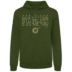 San Diego Padres Levelwear Podium Protect Pullover Hoodie Green