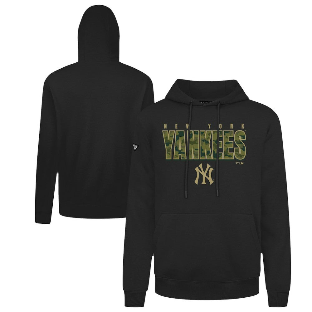 New York Yankees Levelwear Podium Protect Pullover Hoodie Black