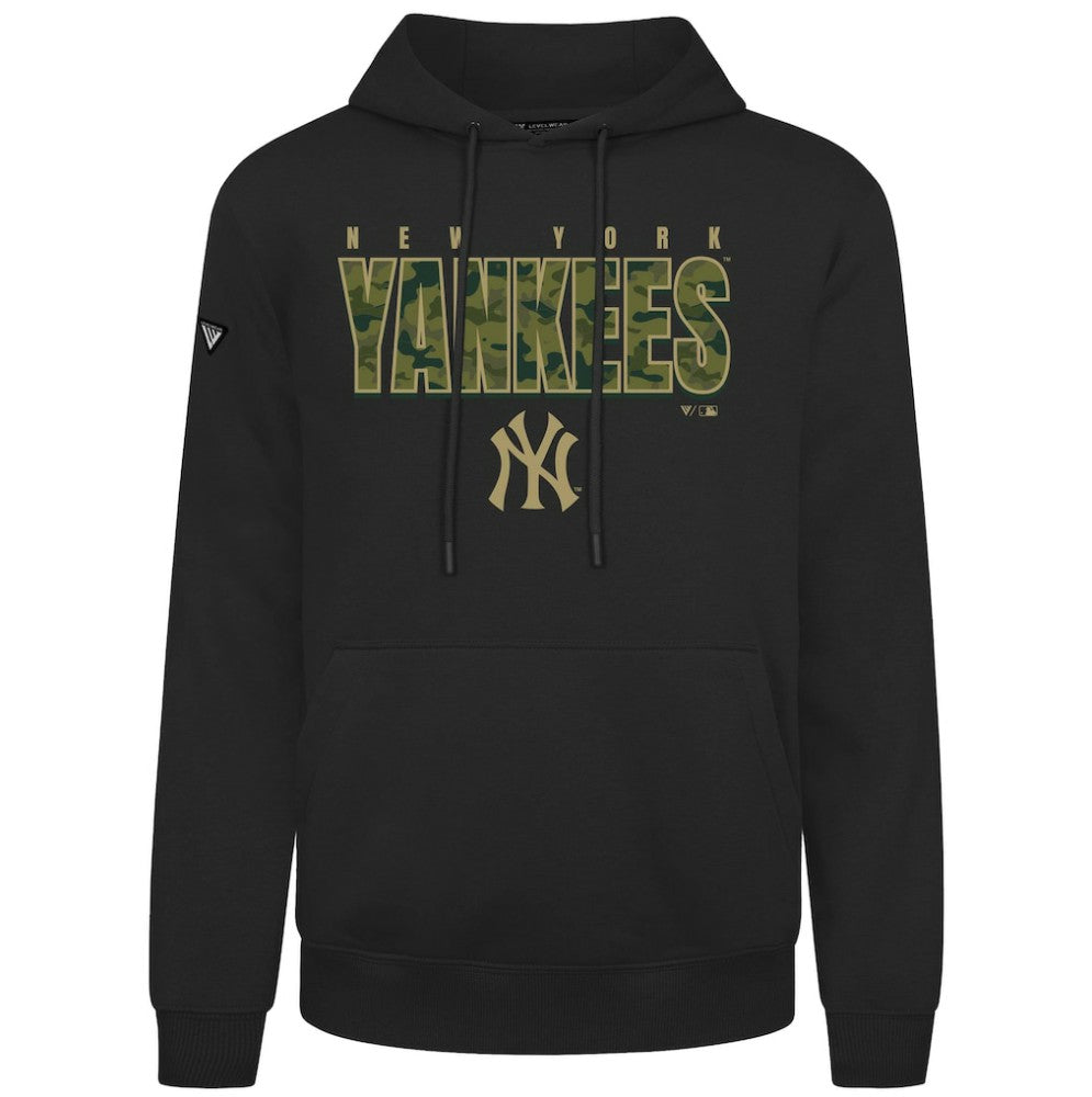 New York Yankees Levelwear Podium Protect Pullover Hoodie Black