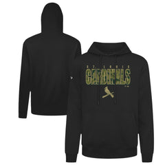 St. Louis Cardinals Levelwear Podium Protect Pullover Hoodie Black