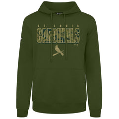 St. Louis Cardinals Levelwear Podium Protect Pullover Hoodie Green