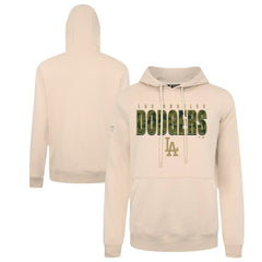 Los Angeles Dodgers Levelwear Podium Protect Pullover Hoodie Khaki