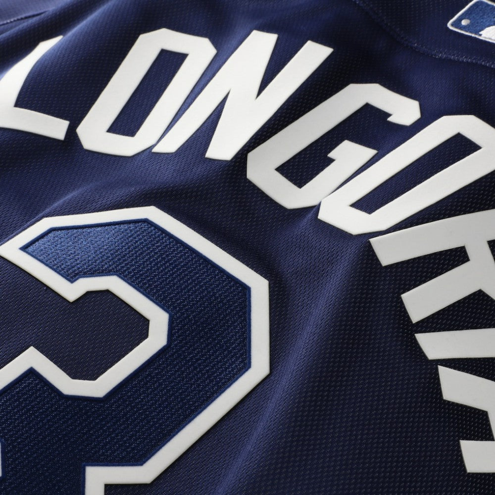 Evan Longoria Tampa Bay Rays Authentic Batting Practice Jersey Navy | Mitchell & Ness