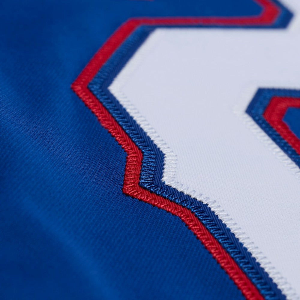 Adrian Beltre Texas Rangers Cooperstown Mesh Batting Practice Button-Up Jersey Royal | Mitchell & Ness