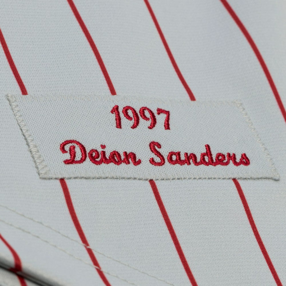 Deion Sanders Cincinnati Reds 1997 Authentic Jersey Gray | Mitchell & Ness
