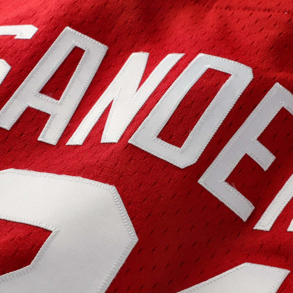 Deion Sanders Cincinnati Reds Cooperstown Mesh Batting Practice Button-Up Jersey Red | Mitchell & Ness